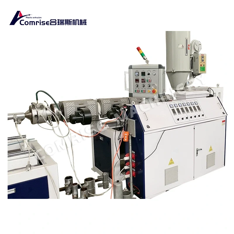 Máquina para fabricar tubos corrugados flexibles